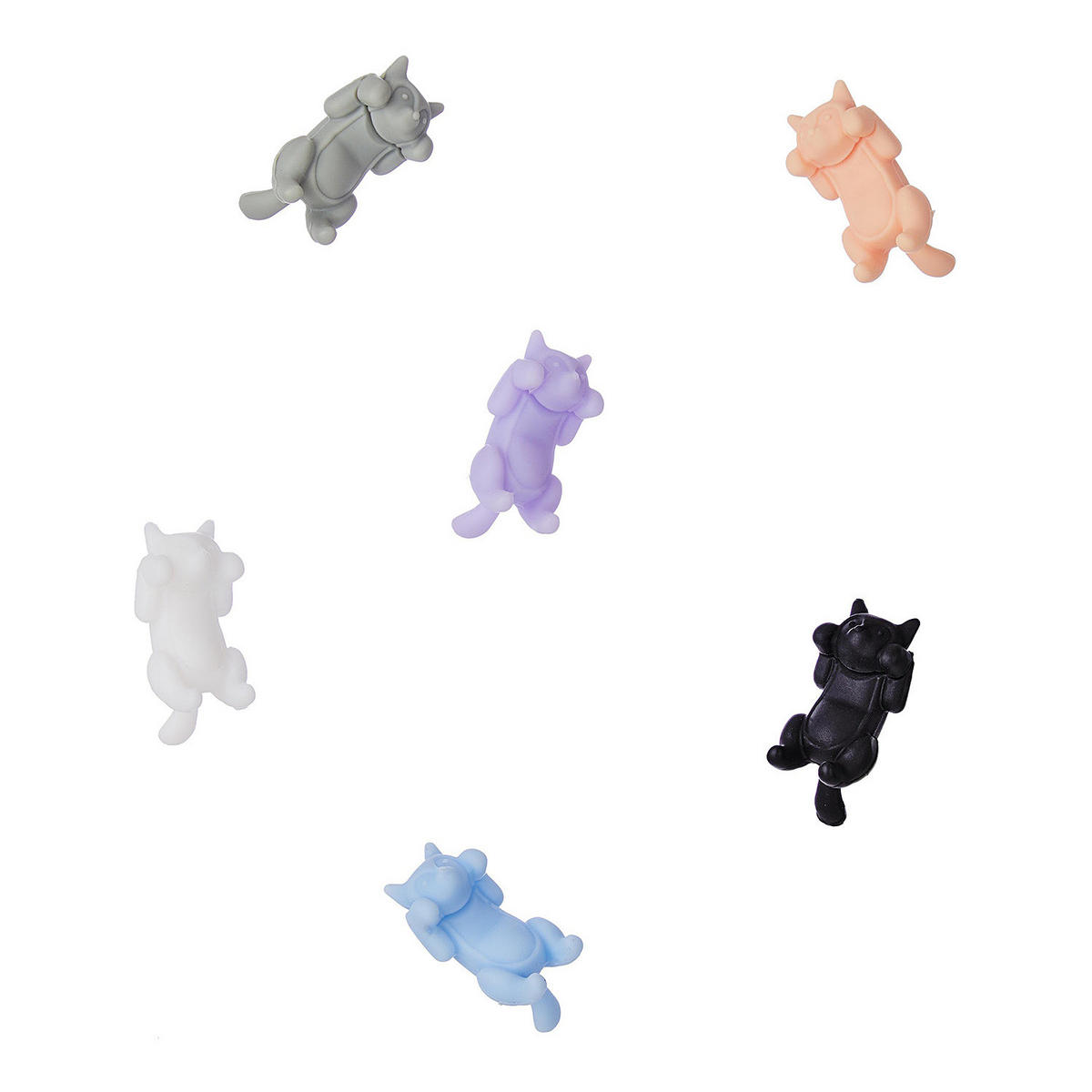 GLASMARKER (6er Set) My Drink - Multicolor, Kunststoff (1.5/1.2/5cm) - Butlers