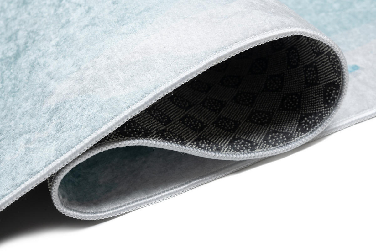 TEPPICH EMMA Blau 160/230 cm - Blau, Kunststoff (160/230cm) - Tapiso