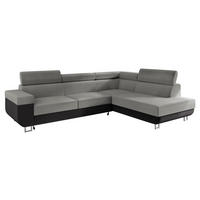 ECKSOFA Fonti, Seite: Rechts - Grau, Holz/Textil (253/188cm) - MIRJAN24