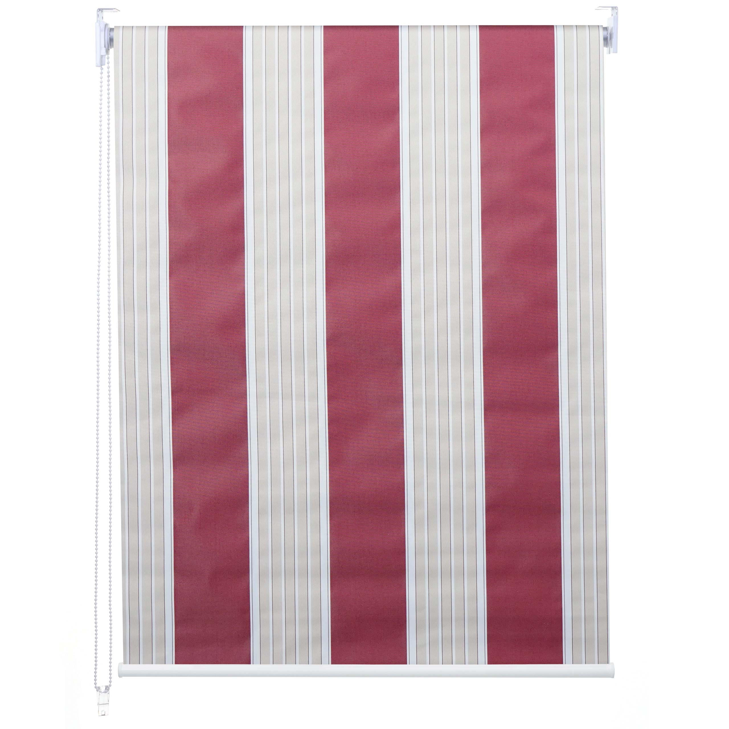 MCW Rollo Rot, Weiß, Beige 50x160x7 cm