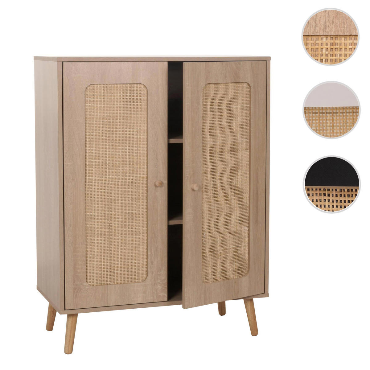 HIGHBOARD Braun - Braun, Holz (80/106/41cm) - MCW