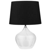 TISCHLAMPE Osum 30/30/45 cm - Transparent, Glas (30/30/45cm) - Beliani