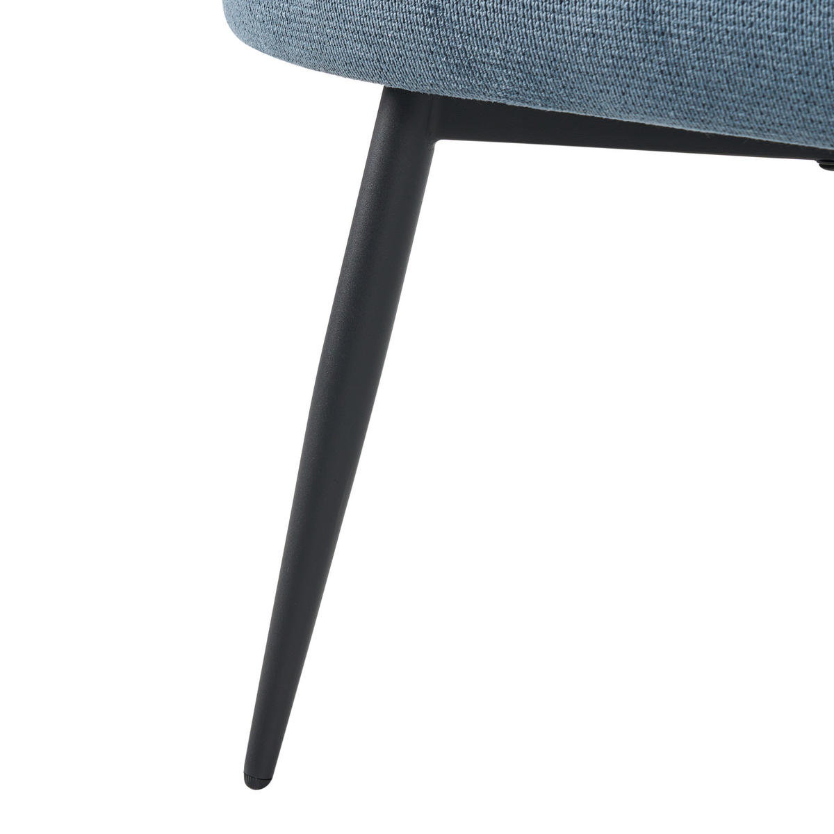 ESSZIMMERBANK 2-Sitzer Stoff Blau Arendal - Blau, Textil (134/79/58cm) - Beliani