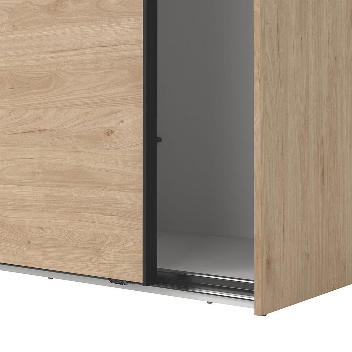 SCHIEBETÜRENSCHRANK, Como, Eiche, Holzwerkstoff, 244 x 67 x 221 cm - Eichefarben, Holzwerkstoff (244/221/67cm) - ebuy24