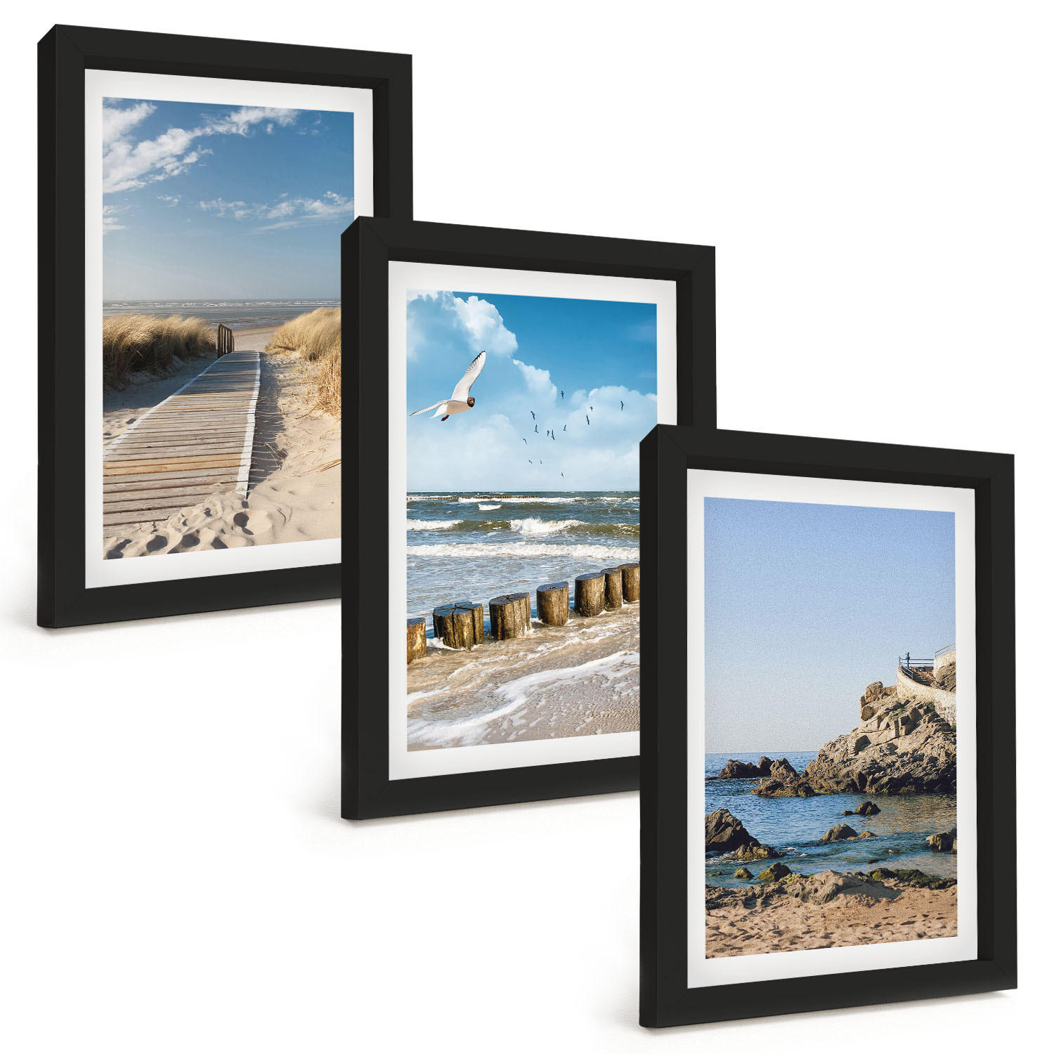 Tulup Bilder Schwarz 20x30 cm