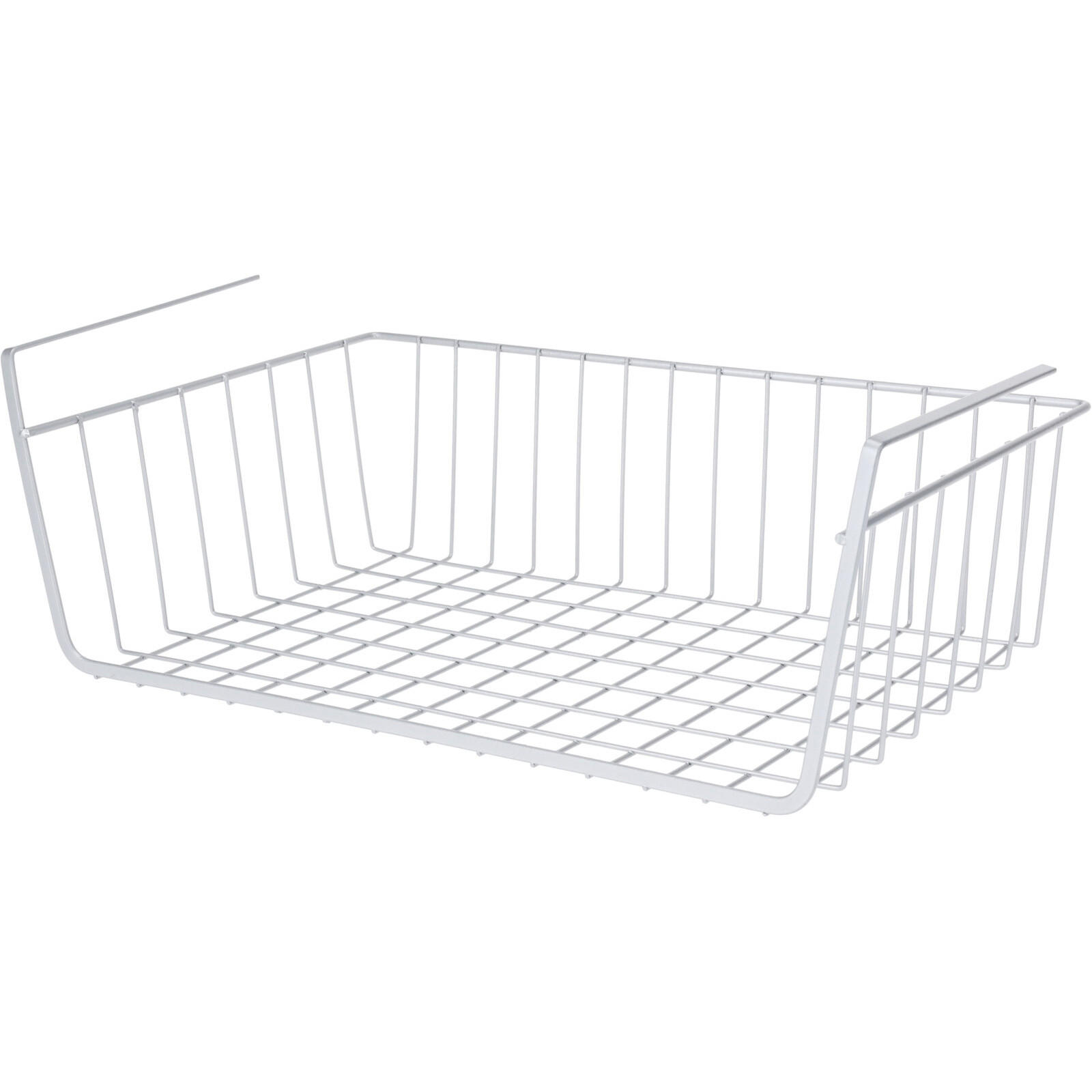 OBSTKORB Metall hellgrau 40/25,5/14,3 cm - Grau, Metall (40/14.3cm)