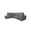 ECKSOFA Nevio Xl In Scala - Grau, Holzwerkstoff/Textil (312/226cm) - Fun Möbel
