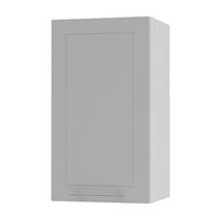 KÜCHENHÄNGESCHRANK Kvantum W2/40 Dust Grey Matt / Weiß Matt 40 / 32,5 / 72cm - Weiß/Grau, Holz/Holzwerkstoff (40/72/32.5cm) - Feldmann-Wohnen