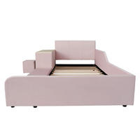 KINDERBETT 90/200 cm Pink - Pink, Textil