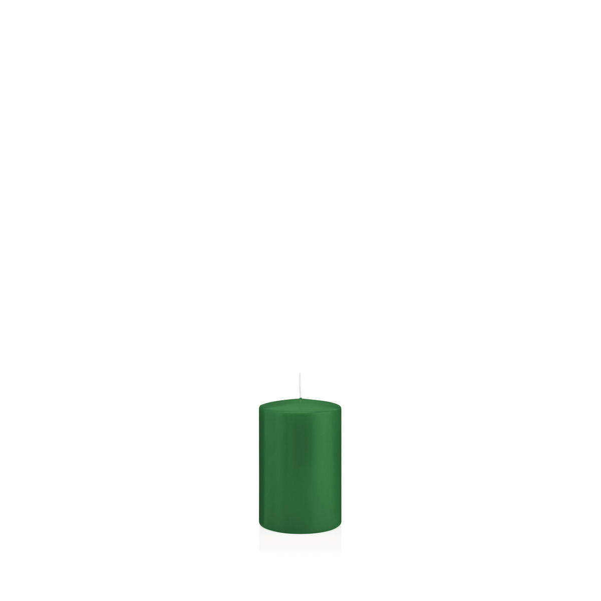 STUMPENKERZEN Dunkelgrün Ø 38 x 60 mm, 24 Stück - Dunkelgrün, Paraffin (4/6cm) - Wiedemann Kerzen