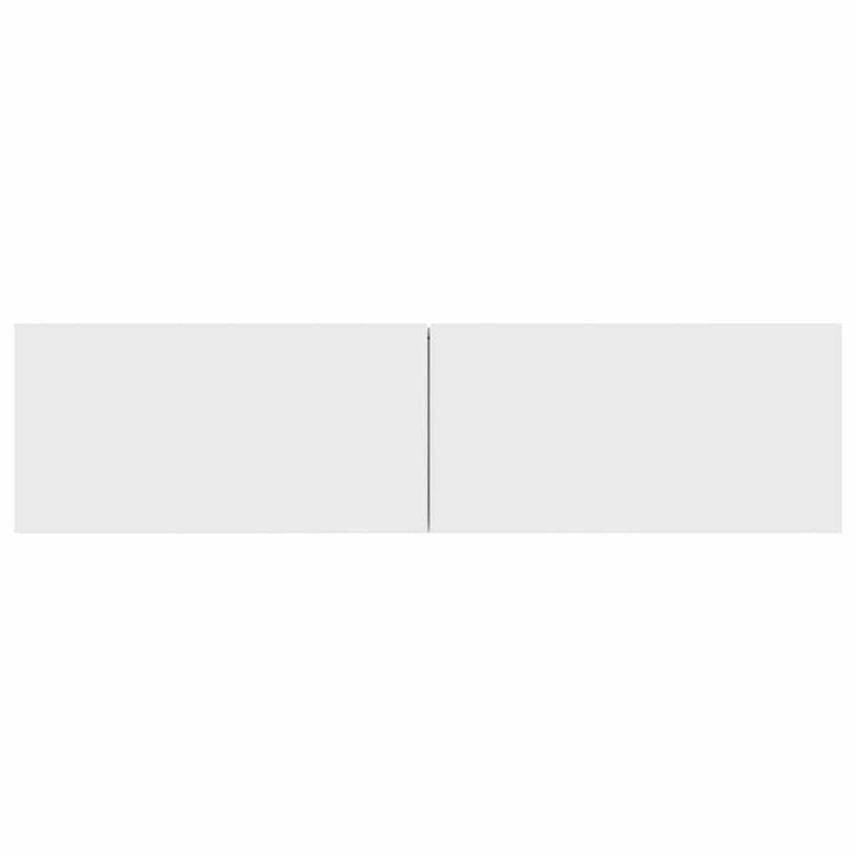 TV-SCHRANK Weiss 120/30/30 Cm Holzwerkstoff - Weiß, Holzwerkstoff (30/120/30cm) - vidaXL