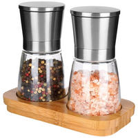 GEWÜRZMÜHLE-SET Transparent - Klar, Glas (9/14.5/17cm) - Orion 