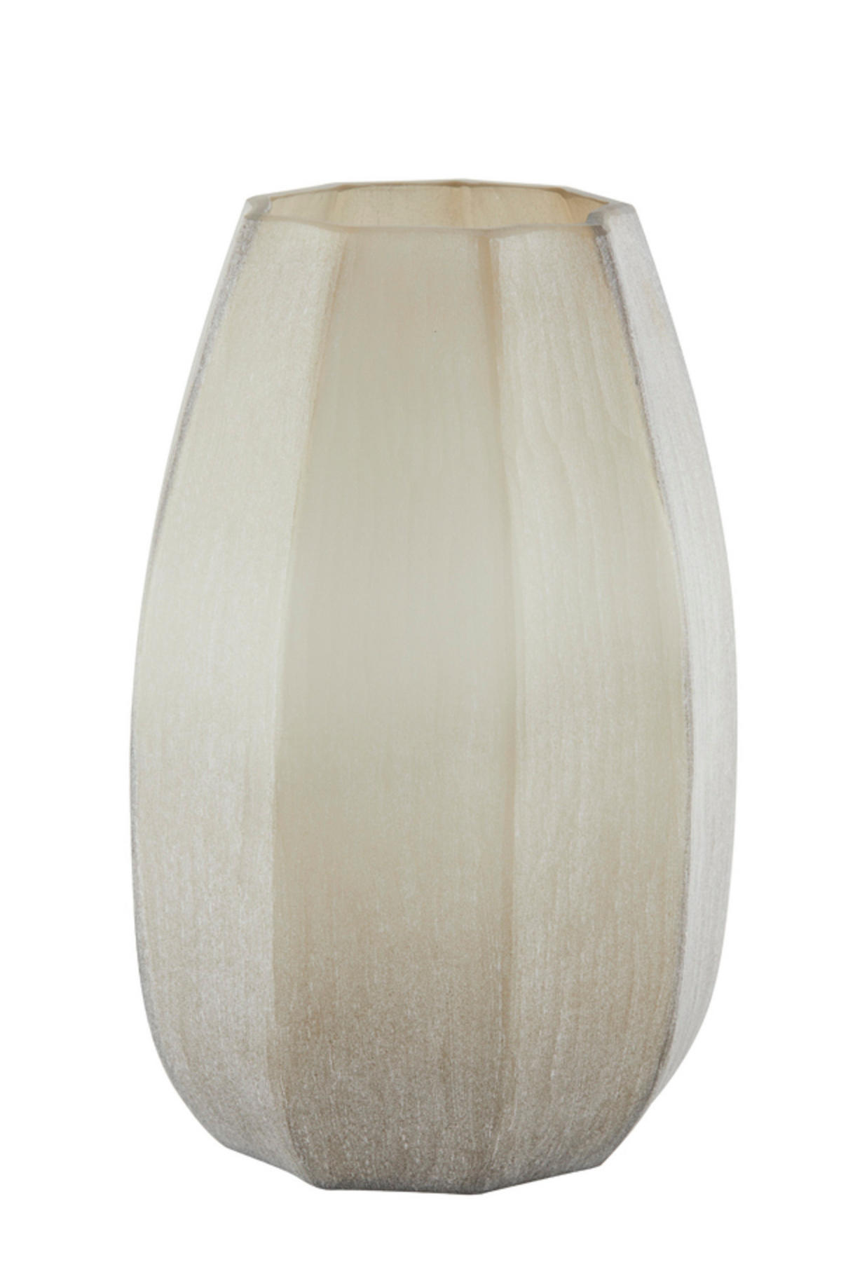 VASE Bradley Braun Ø23/38 cm - Braun, Glas (23/38cm) - Light & Living