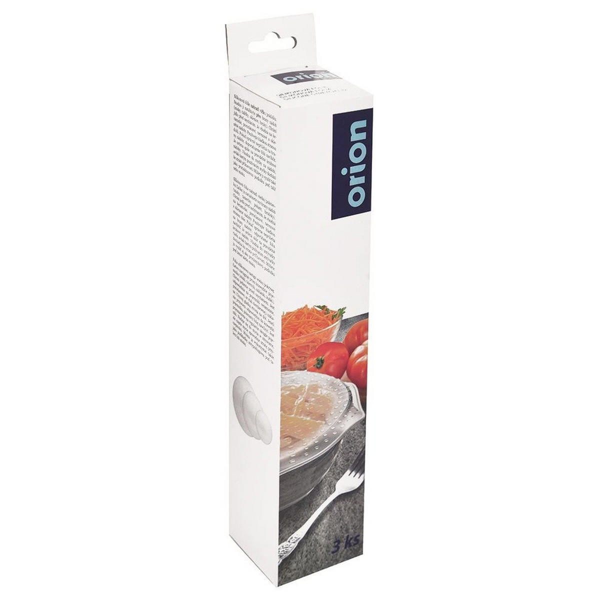 SILIKONDECKEL universell 3-teilig Transparent - Transparent, Kunststoff (26cm) - Orion 