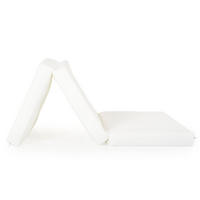 KLAPPMATRATZE Snooze 120 x 60 x 6 cm weiß 2 120 x 60 x 6 cm, Bezug waschbar - Weiß, Textil - Moni