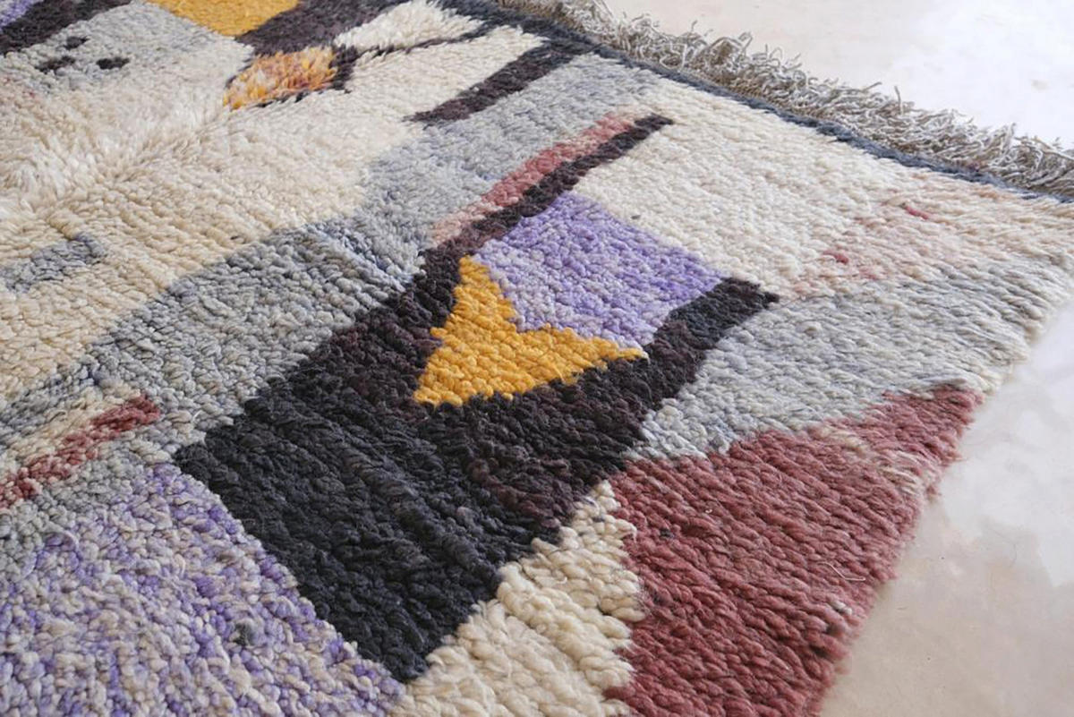 BERBERTEPPICH aus reiner Wolle 180x 260 cm - Multicolor, Naturmaterialien (180/260cm) - AFK Living