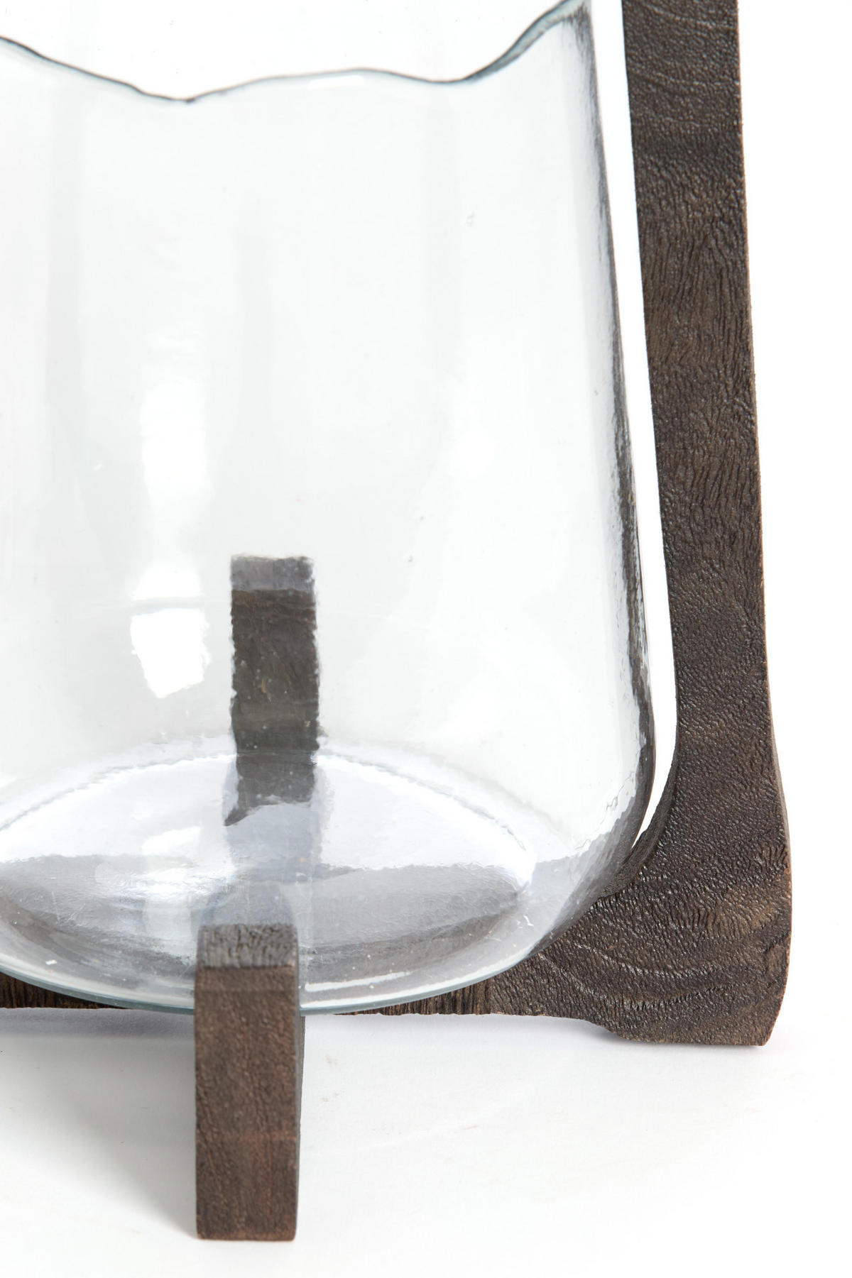 WINDLICHT Anosy Braun Ø21,5/35 cm - Dunkelbraun, Holz (21.5/35/21.5cm) - Light & Living