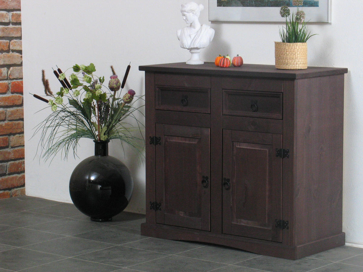 SIDEBOARD braun - Braun, Holz (92/84/44cm) - ebuy24