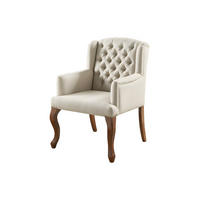 SESSEL mit gerader Rückenlehne - 1 -Sitzer - Leinen - beige - PARUNA - Beige, Textil (65/96/70cm) - Vente-Unique