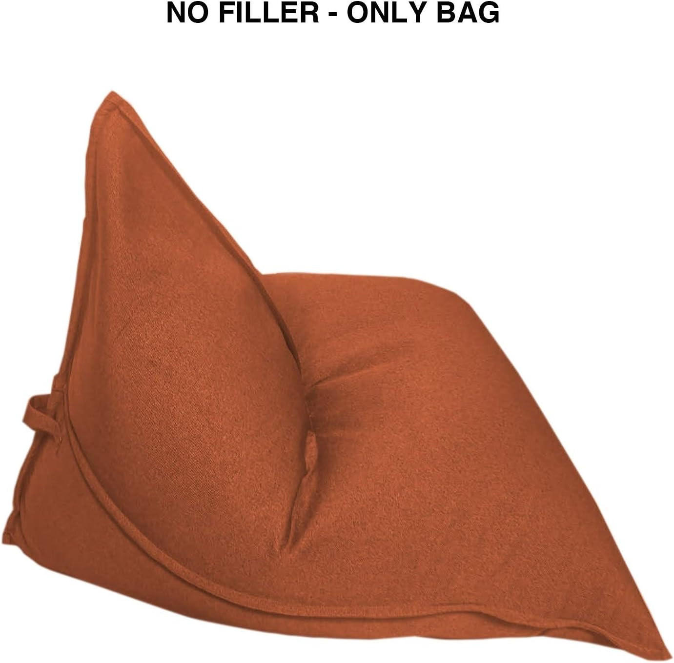 Mobili Rebecca Sitzsackbezug Orange 130x50x110 cm