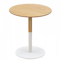 LOUNGETISCH Beige 40x40x45 cm - Beige/Schwarz, Holz/Metall (40/40/45cm) - AlterEgo