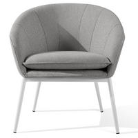 GARTENSESSEL SOLIS Loungesessel, - Grau, Textil/Metall (69/76/66cm) - KONSIMO®