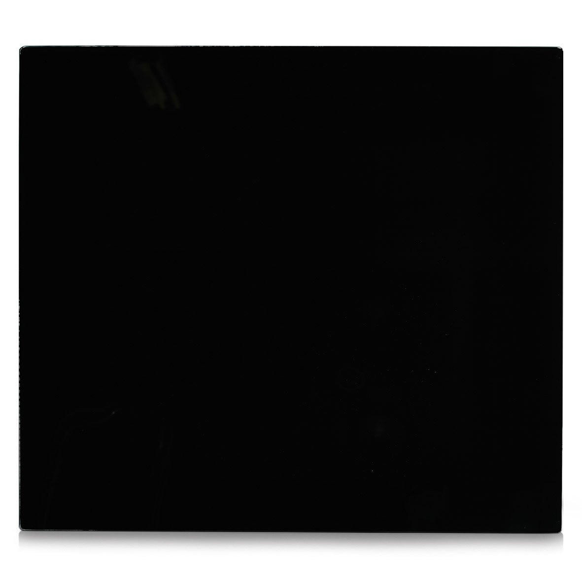 GLASSCHUTZPLATTE für Herd — groß Schwarz 56/50 cm - Schwarz, Glas (50/56cm) - ZELLER