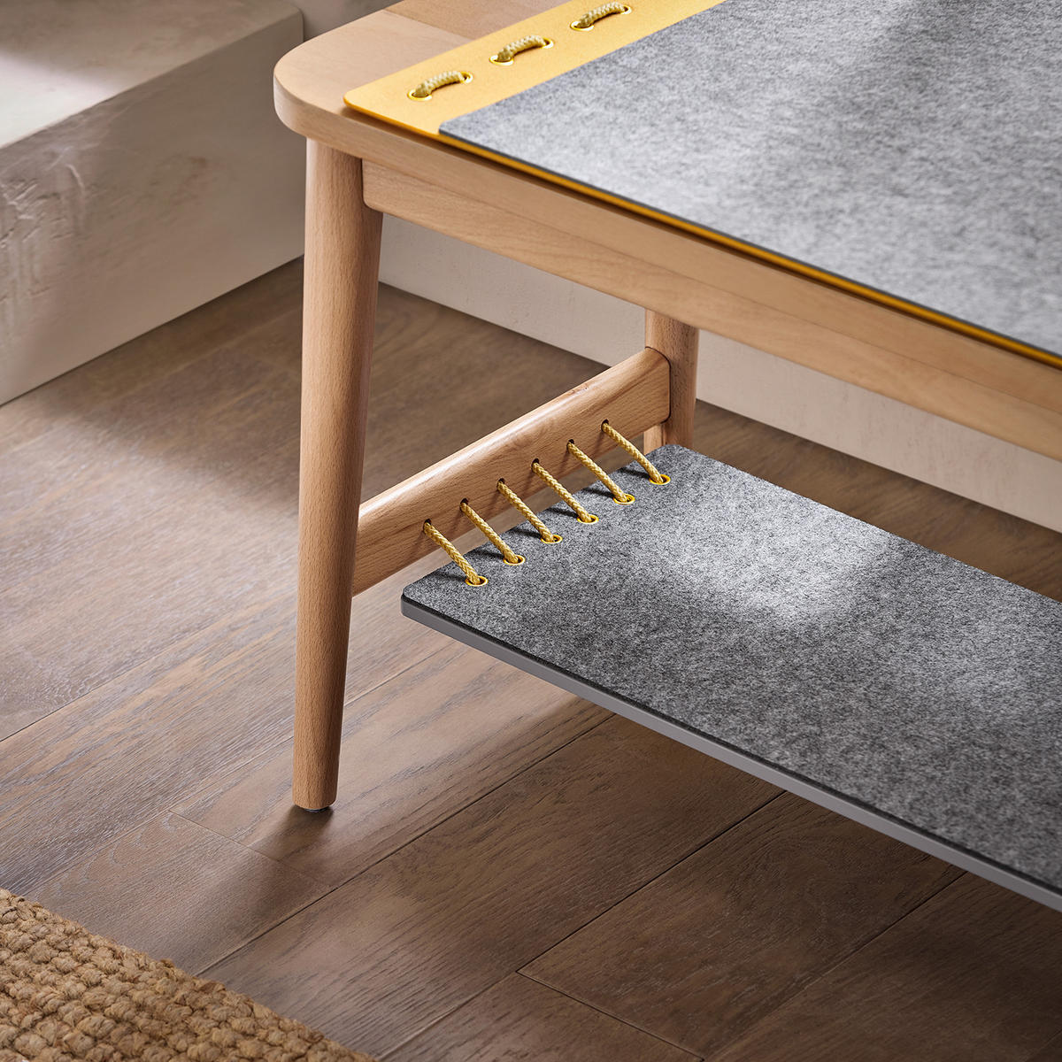 SCHUHREGAL mit Zapfenverbindungen Natur - Naturfarben, Holz/Holzwerkstoff (110/46/37cm) - SoBuy