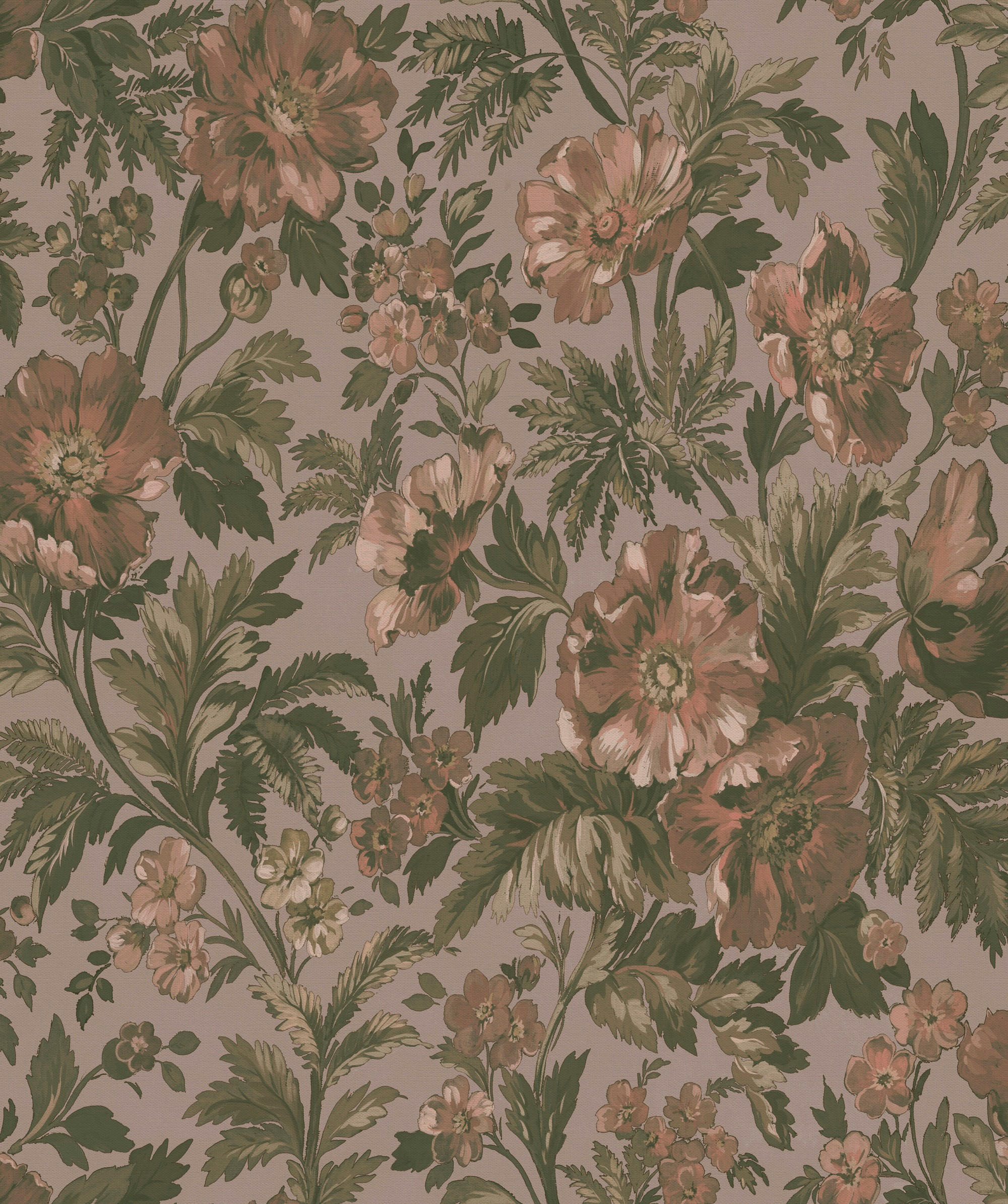 VLIESTAPETE Isa Blumen - Pink, Papier/Kunststoff (53/1000cm) - Superfresco Easy