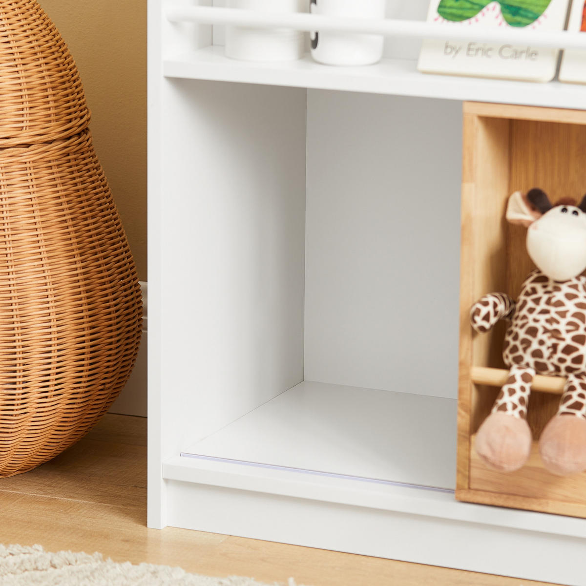 KINDERREGAL Weiß - Weiß, Holzwerkstoff (63/80/35cm) - SoBuy