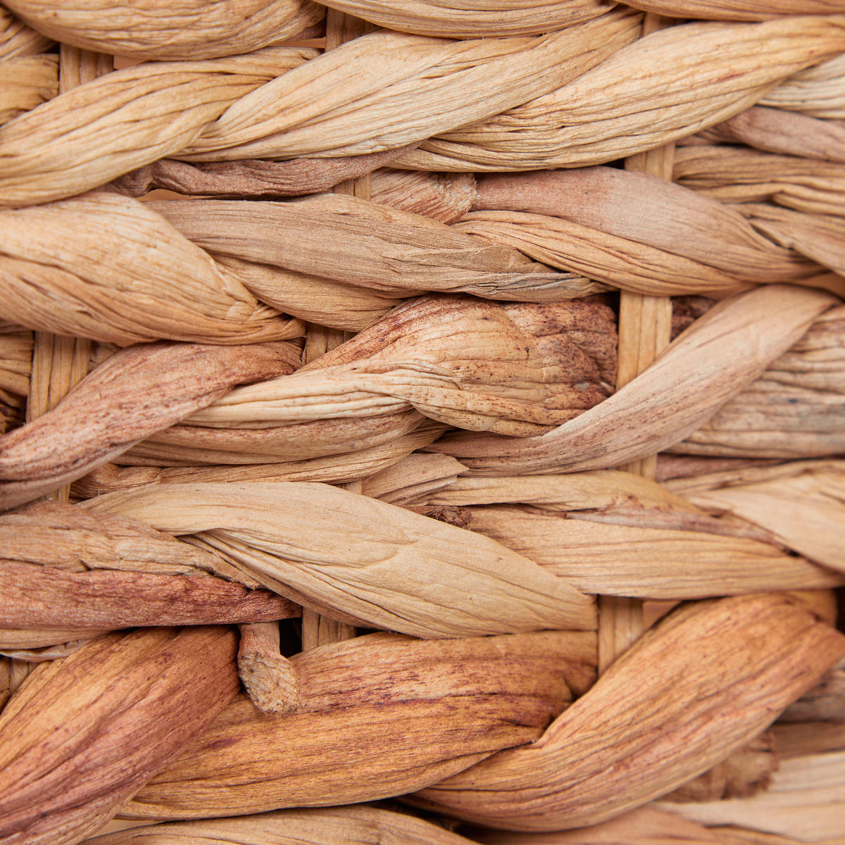 AUFBEWAHRUNGSKORB - Hellbraun, Textil/Metall (42.5/13/15cm) - Relaxdays