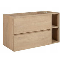 WASCHBECKUNTERSCHRANK SIMPLE 100cm Eichen Craft - Eiche Artisan, Holz (100/62/46cm) - Rodan