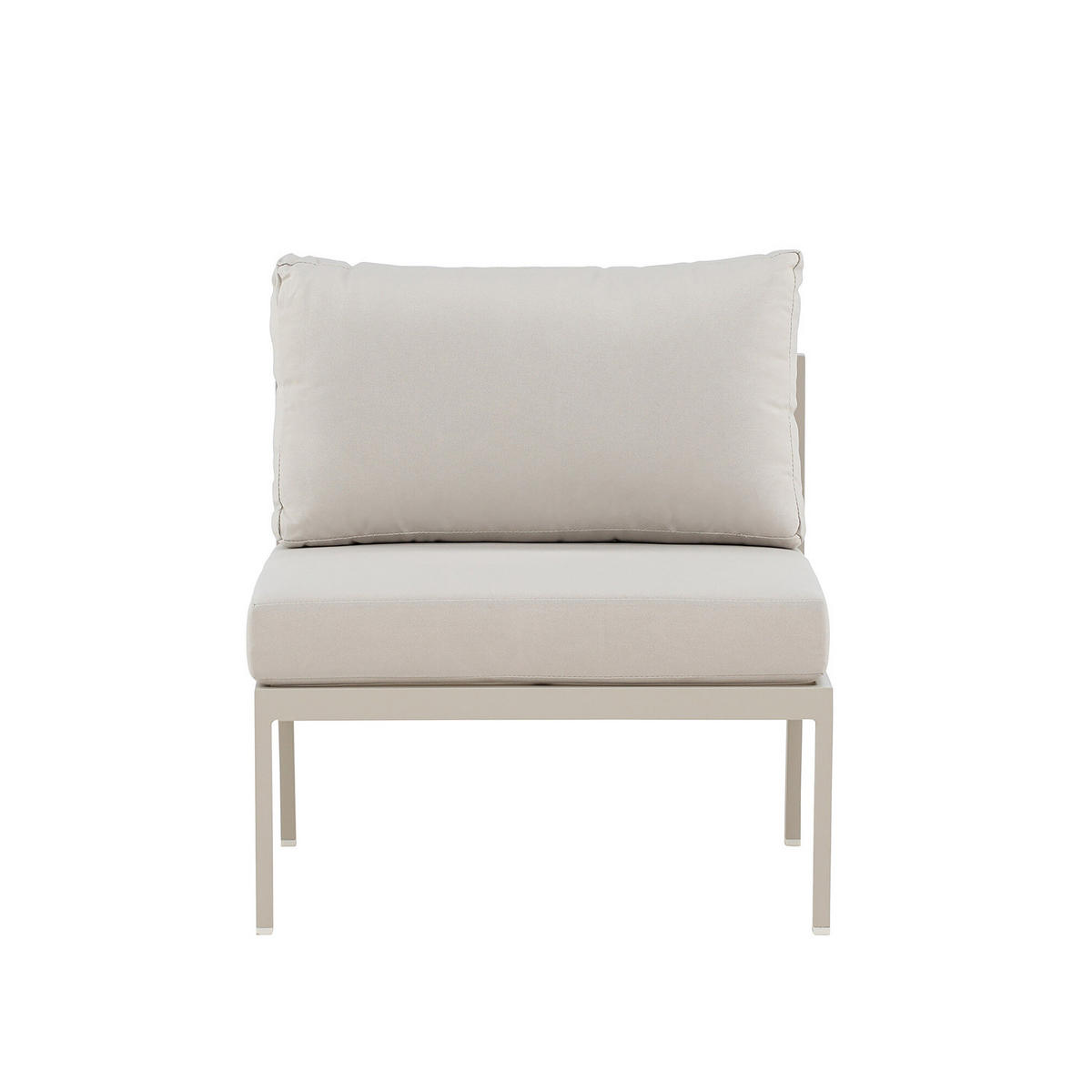 LOUNGESESSEL - Beige, Metall (70/65/74cm) - home24