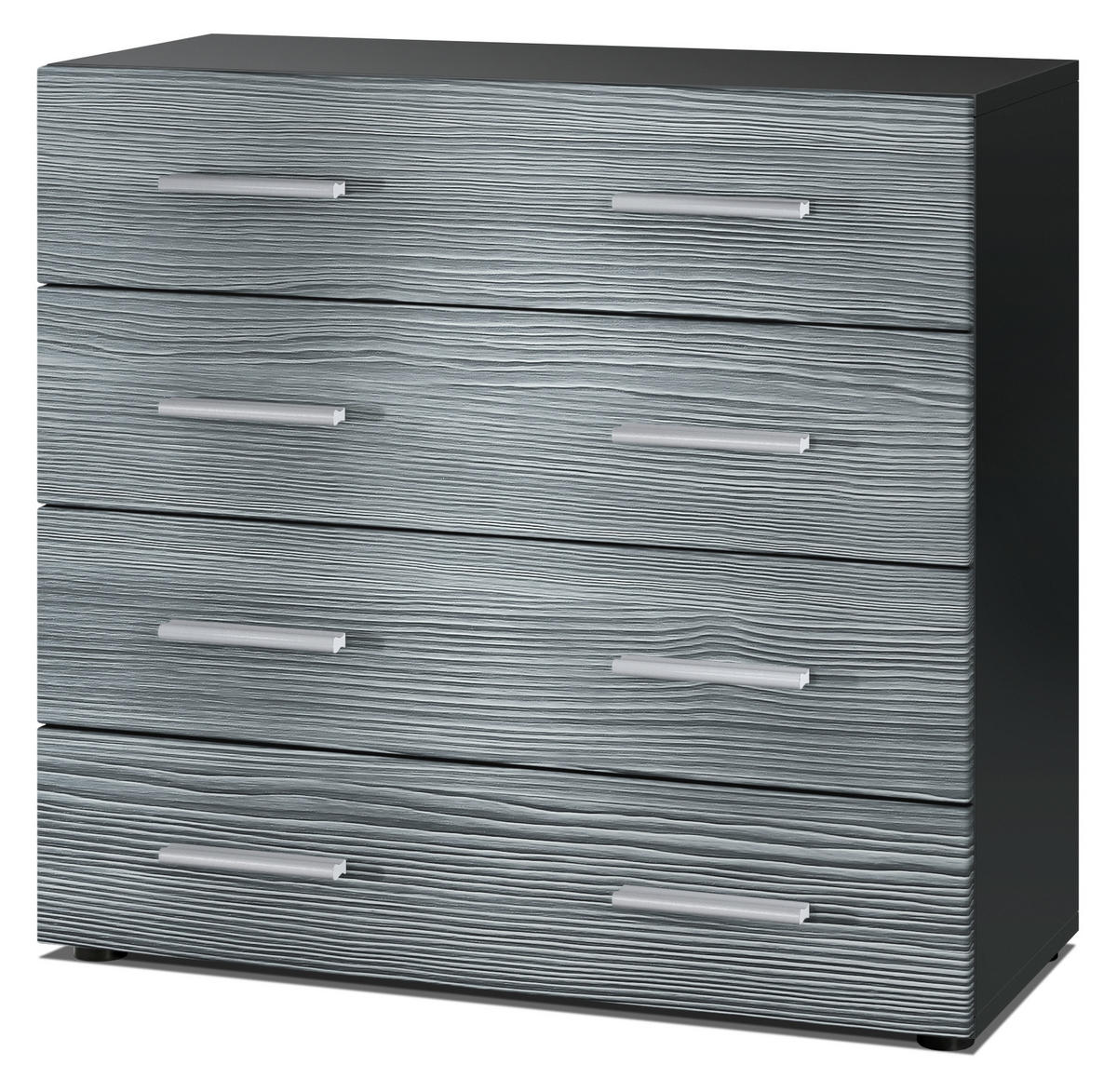 KOMMODE Pavos Avola-Anthrazit - Anthrazit, Holzwerkstoff (76/72/35cm) - Vladon