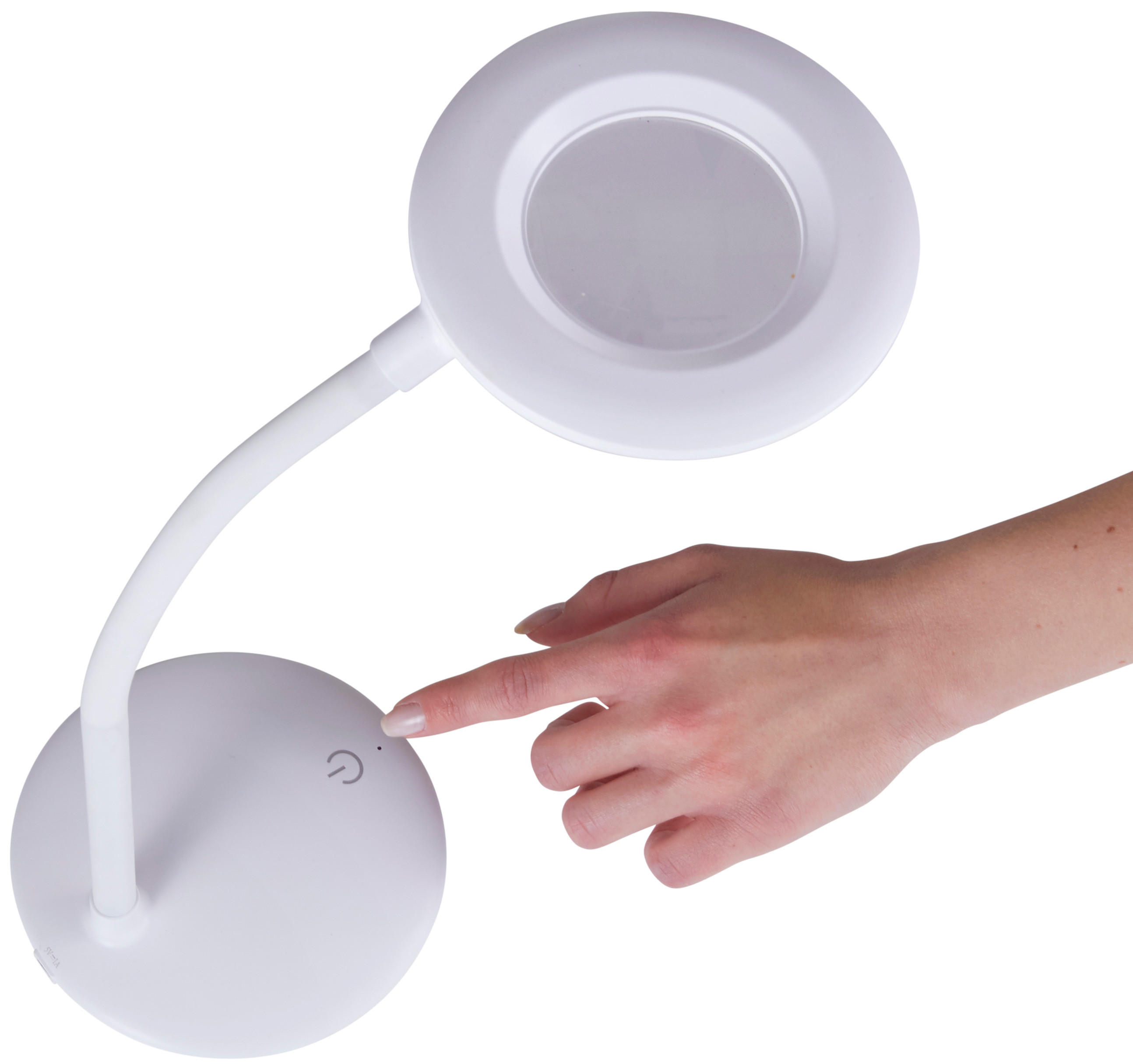 Northpoint Led-Lupenlampe Weiß 12.4x33x12.4 cm