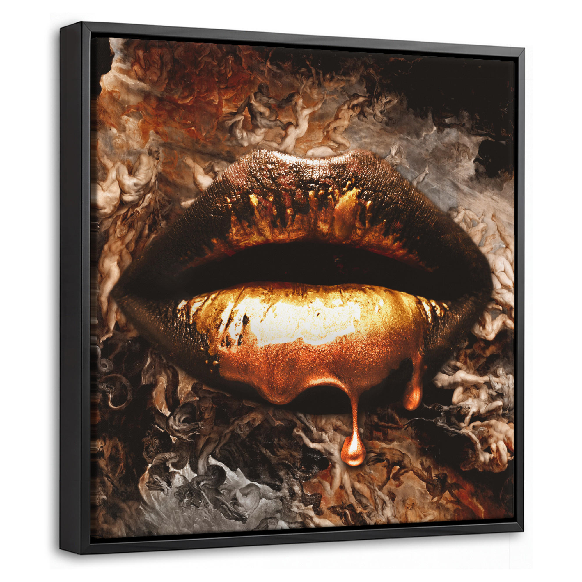 MuchoWow Leinwand Kupfer 20x20 cm