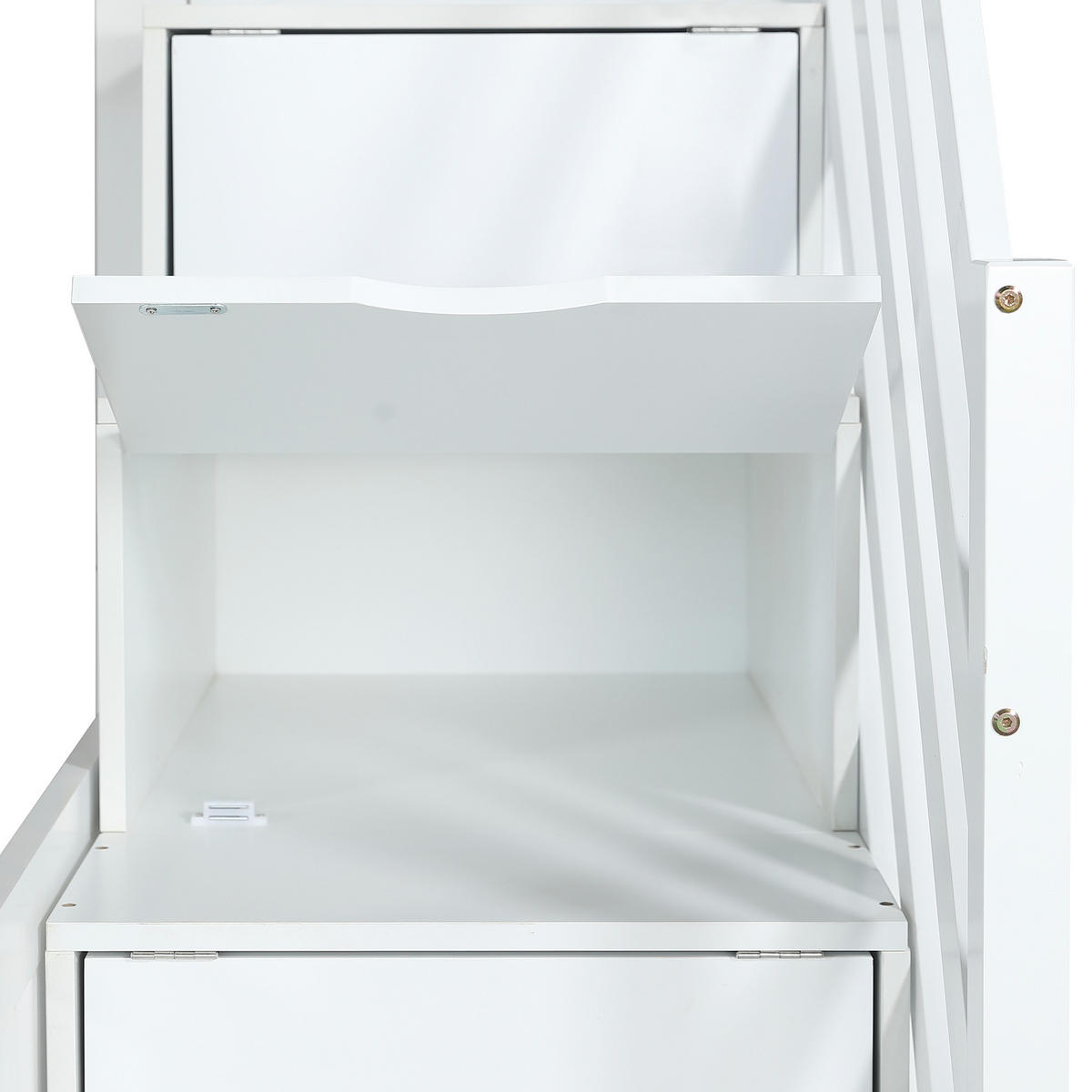 ETAGENBETT 90/200 cm Weiß - Weiß, Holz/Holzwerkstoff - Raumix