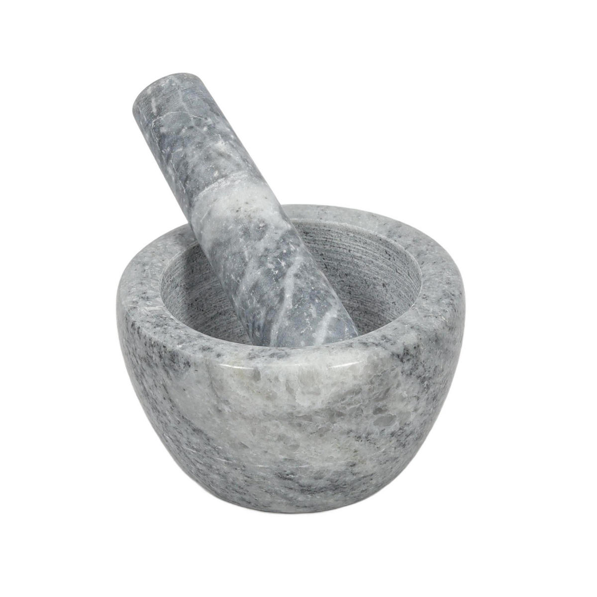MARMORMÖRSER Luno 10/10/6 cm - Grau, Stein (10/6/10cm) - Excellent Houseware