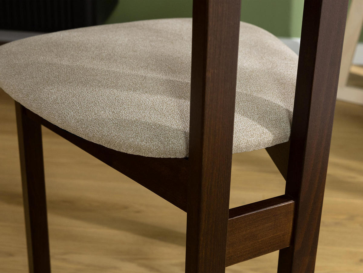 ESSZIMMERSTUHL Divo II - Schwarz/Grün, Holz/Textil (47/85/48cm) - MIRJAN24