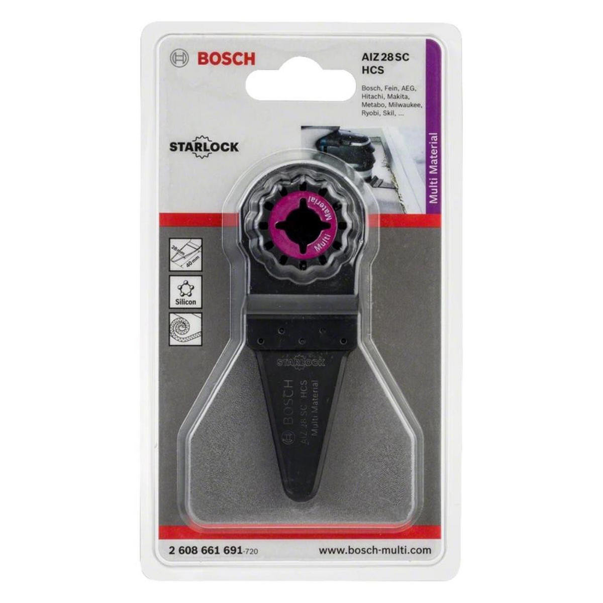 BOSCH HCS AIZ 28 SC Universal Fugenschneider Starlock 28 x 40 mm 1 Stk. ( 2608661691 ) für Silikon - Multicolor, Kunststoff (140/98/20cm) - Bosch Professional