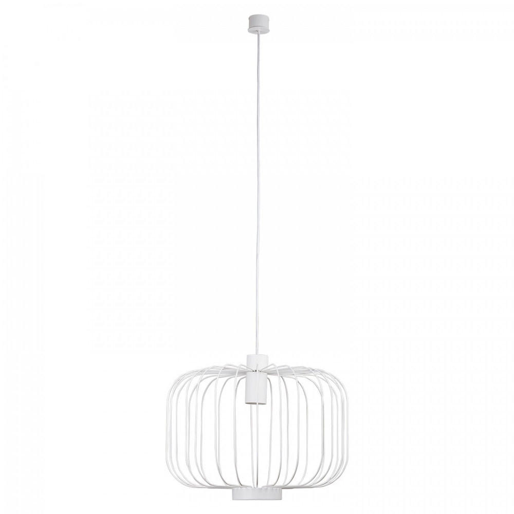 HÄNGELEUCHTE Rooms L Weiß - Weiß, Metall (48/48/38cm) - s.luce