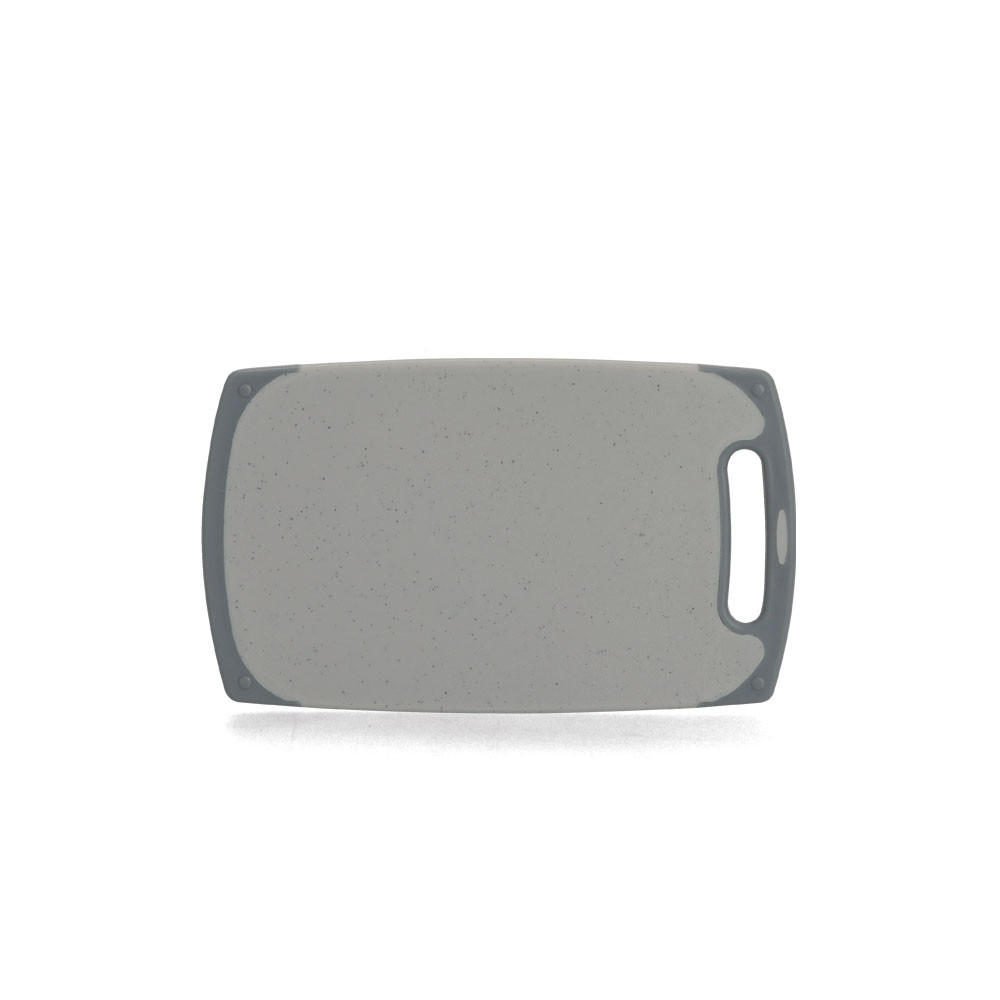SCHNEIDEBRETT , Grau / Anthrazit - 25 x 15cm - Grau, Kunststoff (25/15cm) - Zeller Present