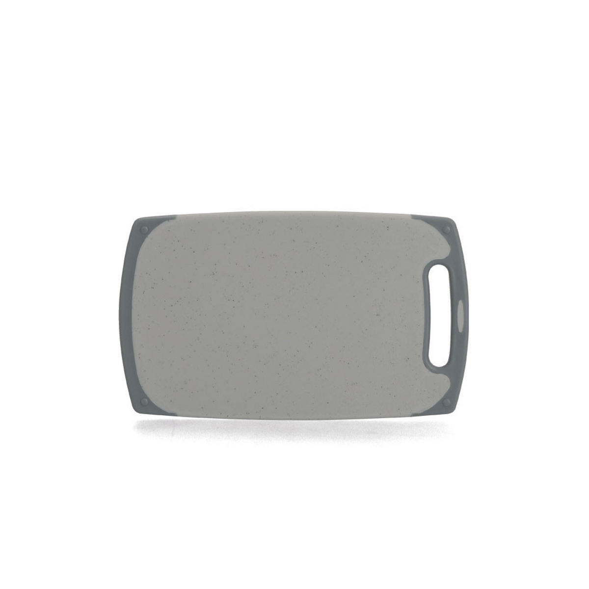 SCHNEIDEBRETT , Grau / Anthrazit - 25 x 15cm - Grau, Kunststoff (25/15cm) - Zeller Present