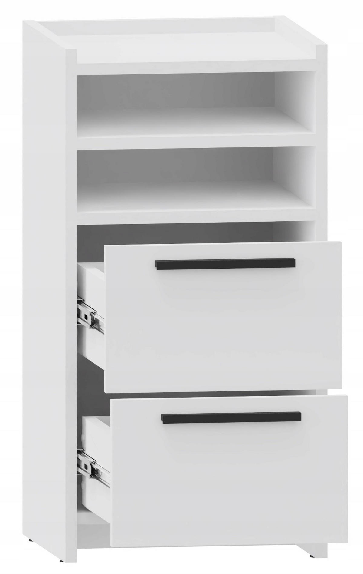 KOMMODE ALTIVO 2SW2O Weiß 36/35,6/70,4 cm - Weiß, Holzwerkstoff (36/70.4/35.6cm) - Matkam Möbel