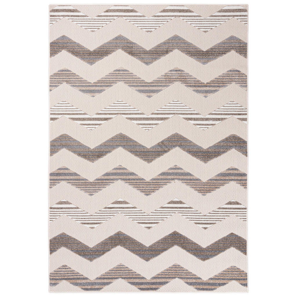 Mazovia KOBEREC béžový barevný chevron - 160x230 cm