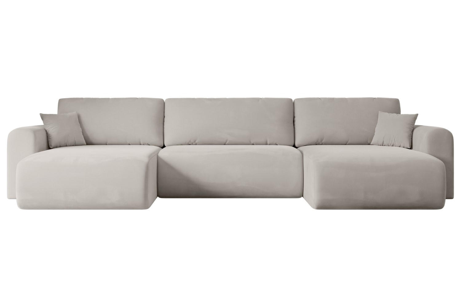 Altdecor Wohnlandschaft Hellbraun 362x83x145 cm