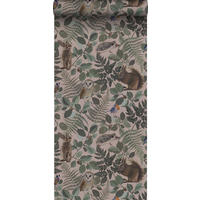 TAPETE Waldtiere 53 cm x 10.05 m - Pink, Papier (53/0.1cm) - ESTAhome