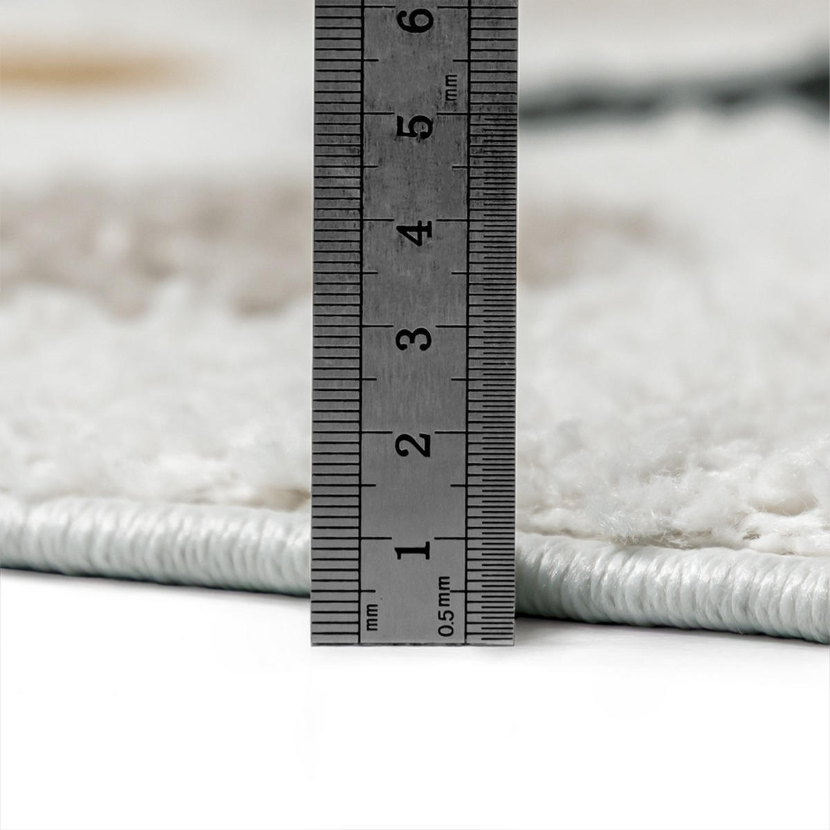 KINDERTEPPICH Ibi Gota Mazovia 160x230cm Beige Creme Geometrisch Langflor - Beige, Textil (160/230cm) - Mazovia