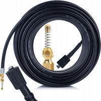 SCHLAUCH ProFlex 15M - Hochdruckschlauch, 15 m, 1/4" 6,4 mm I.D., Arbeitsdruck 155 bar, max. 529 bar, 60 °C, M22 Anschluss, Messing Düse - Multicolor, Kunststoff/Metall (22/7/22cm)