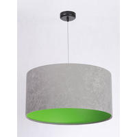 HÄNGELEUCHTE Grau 40/20 cm - Grau/Grün, Kunststoff (40/0.6/20cm) - ONZENO